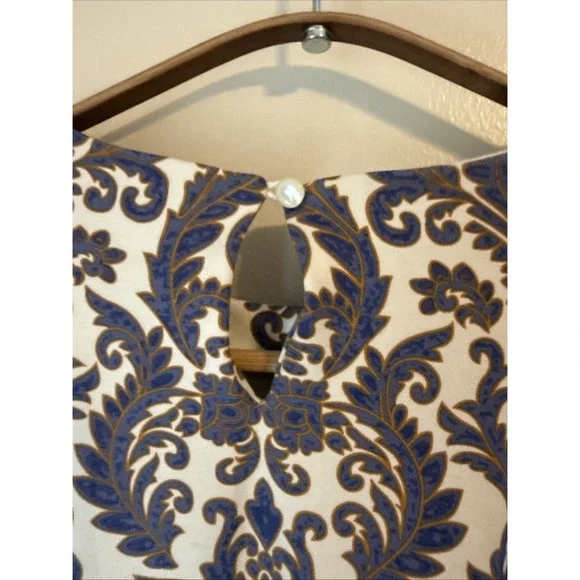 J. McLaughlin Catalina Cloth Dress Womens Size M Preppy Stretch Coastal Vacation - Picture 6 of 10